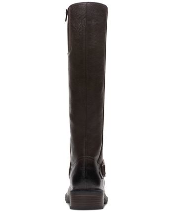 Clarks wide calf riding boots hotsell