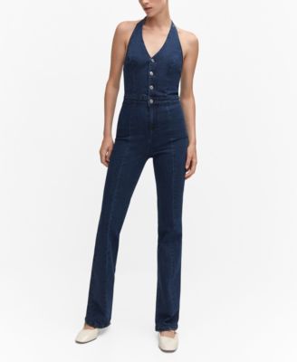 Macy's jean jumpsuit on sale