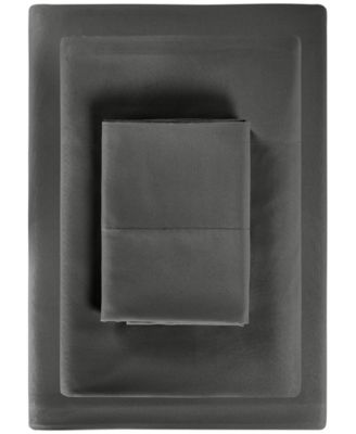 Microfiber Easy Care Solid 3-Pc. Sheet Set, Twin