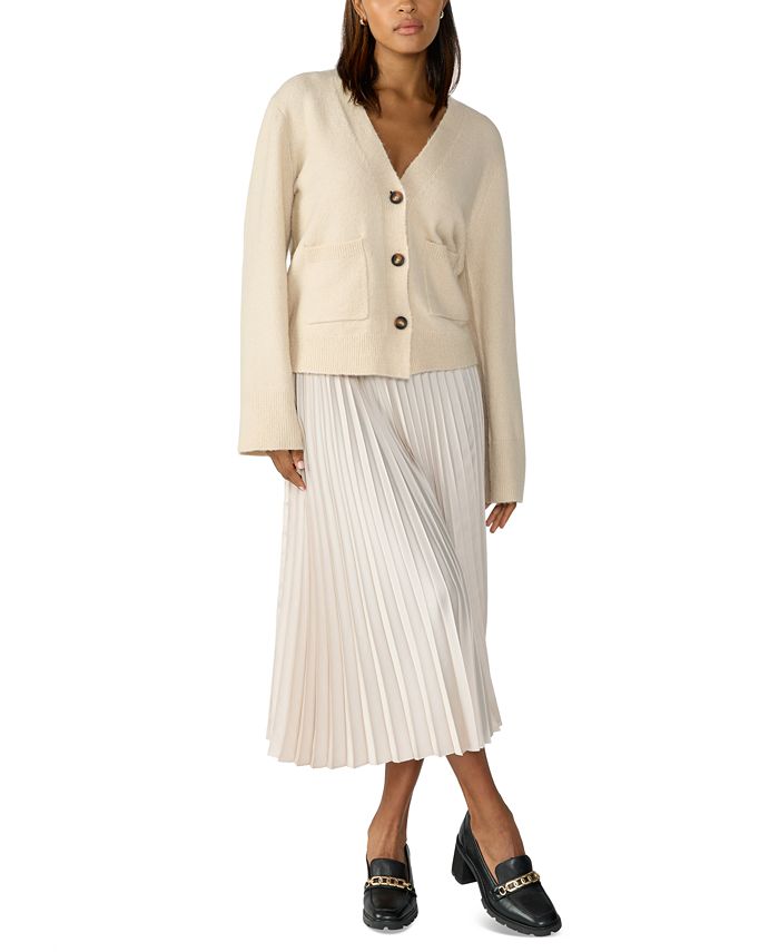 Sanctuary Women's Warms My Heart Button-Front Cardigan - Macy's