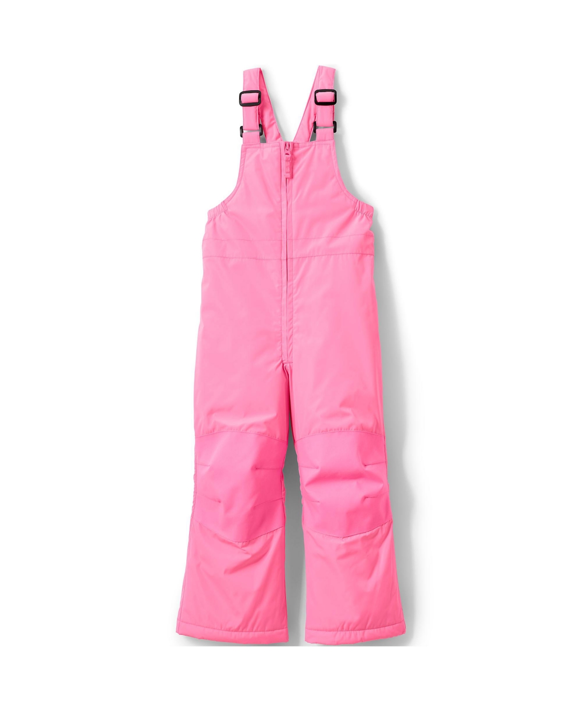 Lands' End Boys Iron Knee Insulated Winter Snow Bibs - Highlighter pink-neon