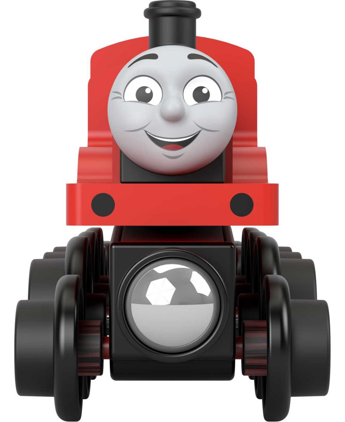 Fisher Price Thomas and Friends Wooden Railway, James Engine and Coal-Car - Multi-Color