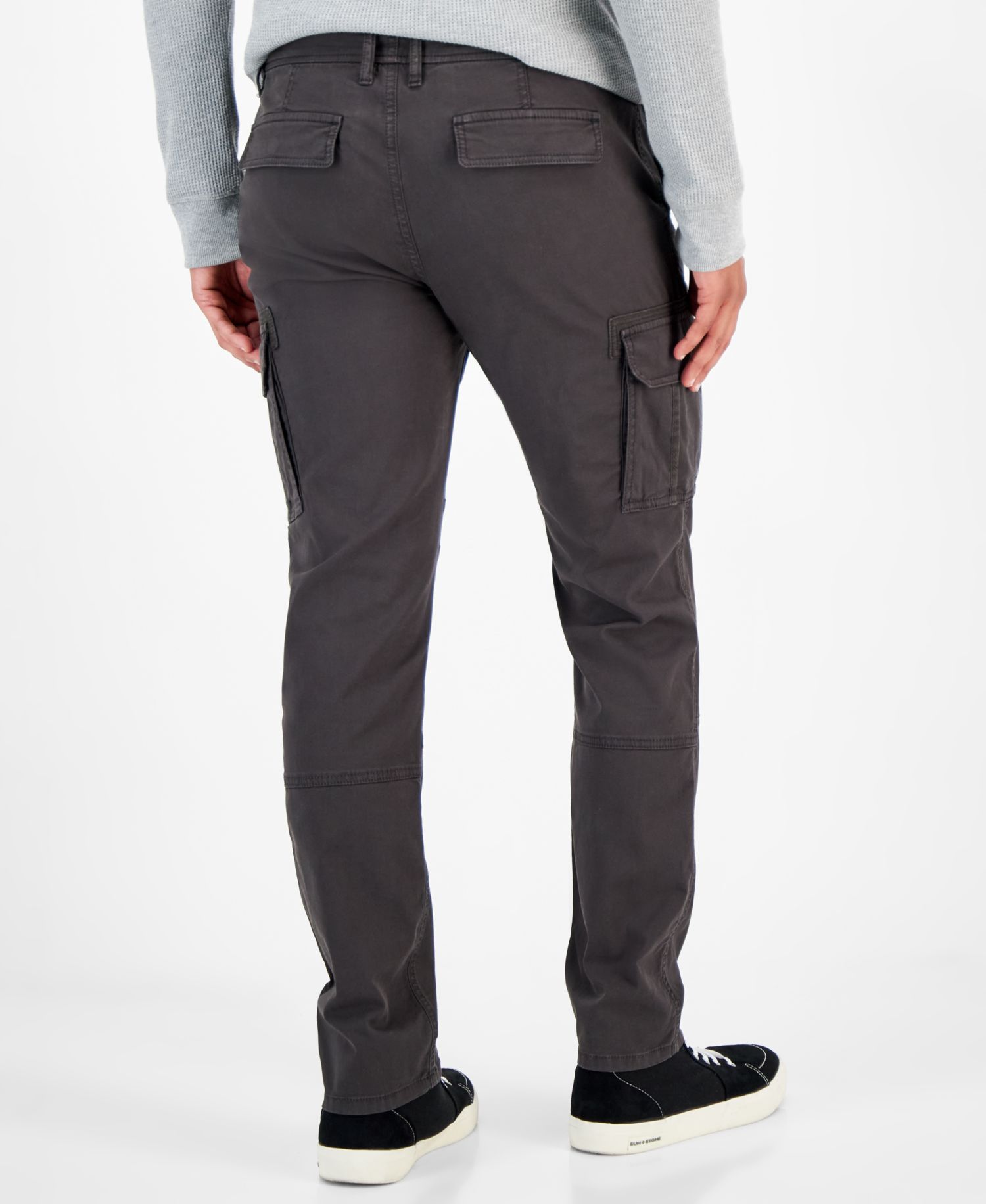 Men's Garment-Dyed Tapered Cargo Pants