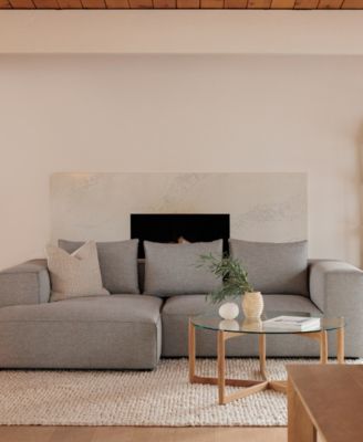 Hetta 35.5" Oak Round Coffee Table