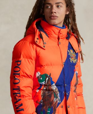 Polo Ralph Lauren Men's Water-Resistant Graphic Down Jacket - Macy's