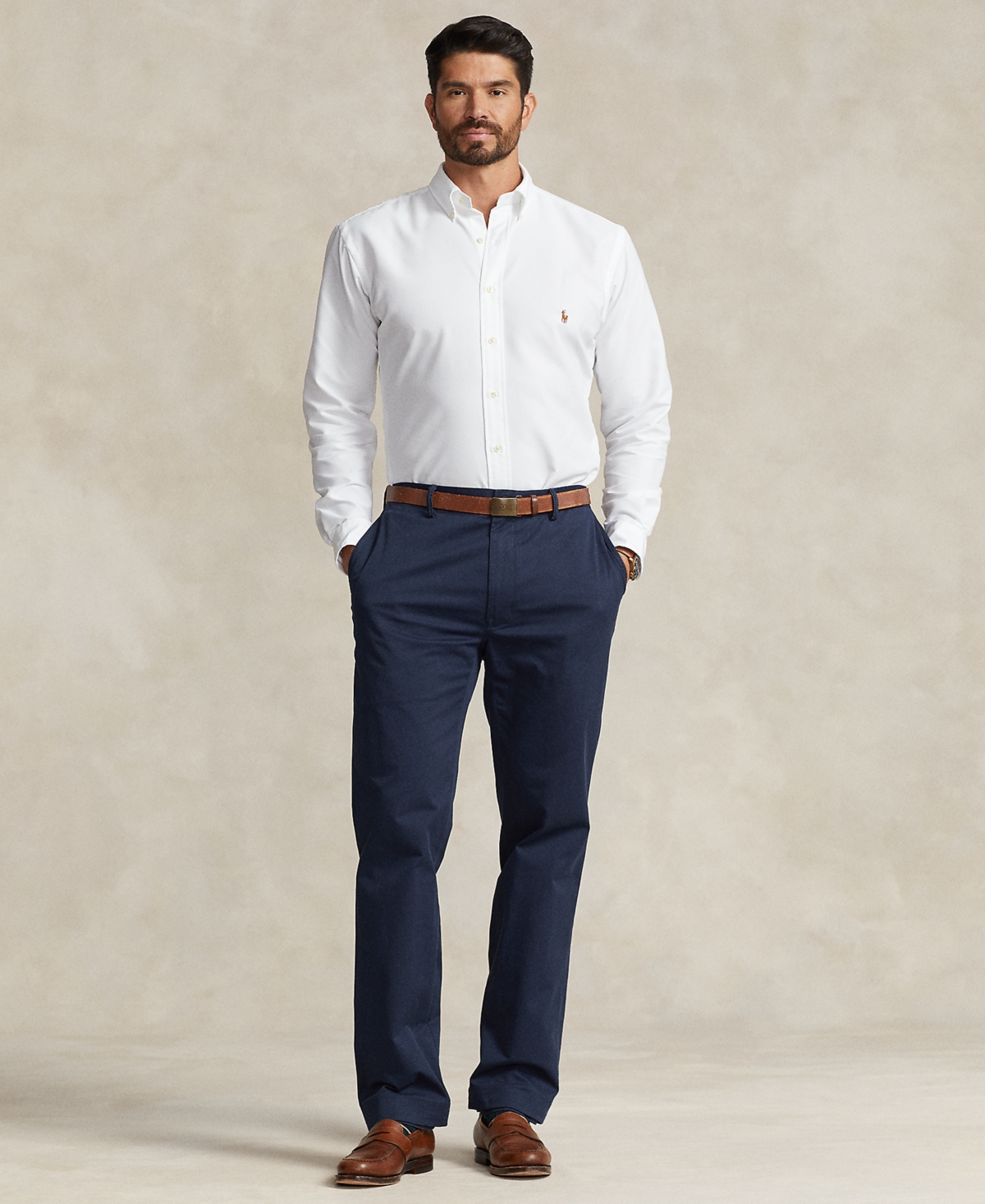 Polo Ralph Lauren Men's Big & Tall Performance Oxford Shirt