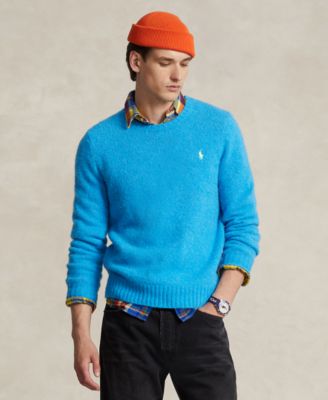폴로 랄프로렌 Polo Ralph Lauren Mens Fuzzy Wool-Blend Sweater