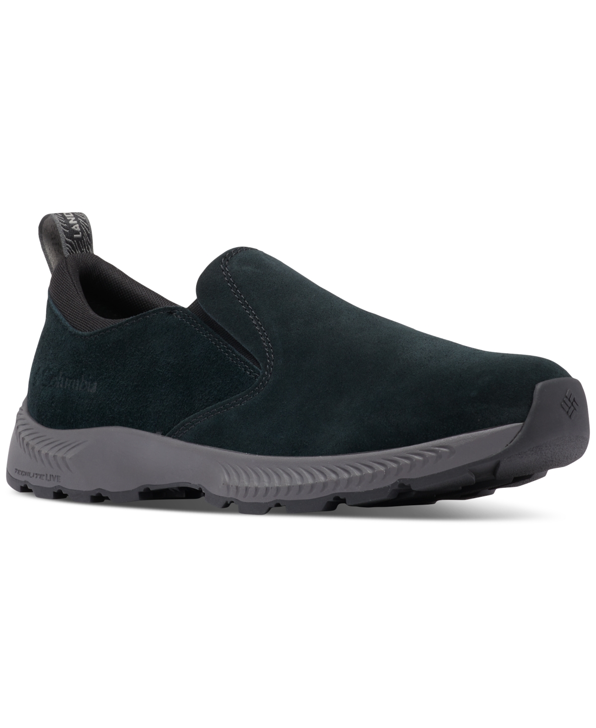 Men's Landroamer Slip-On Camper Shoes - Black, Dark Grey
