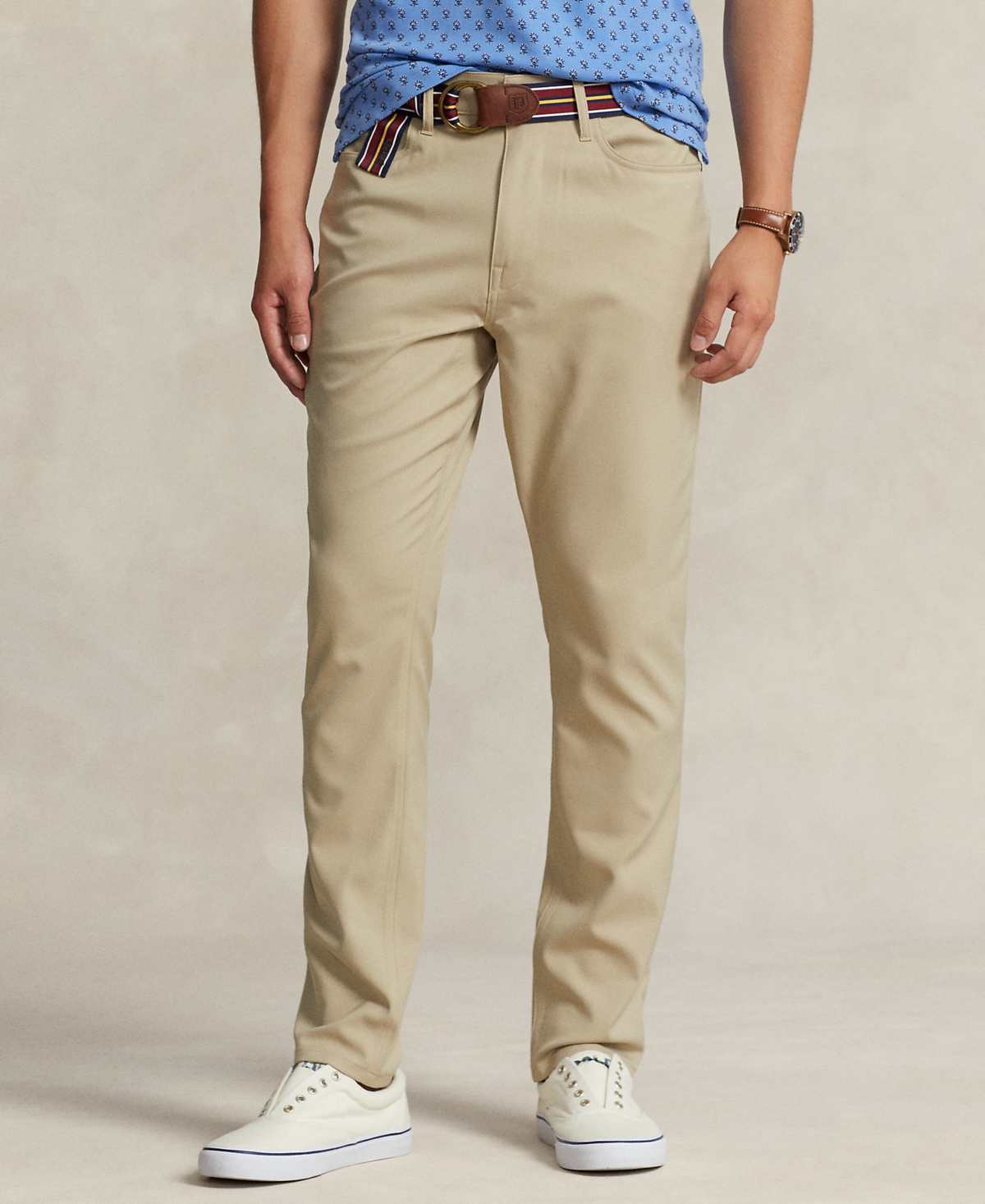 Polo Ralph Lauren Men's Slim-fit Performance Chino Pants In Classic Khaki