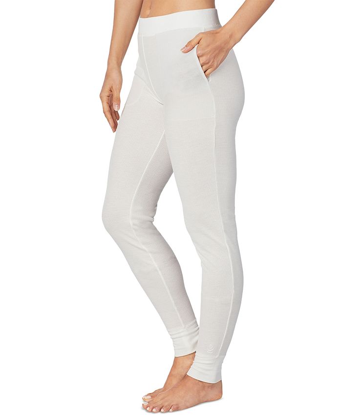 Cuddl Duds Women's Stretch Thermal MidRise Leggings Macy's