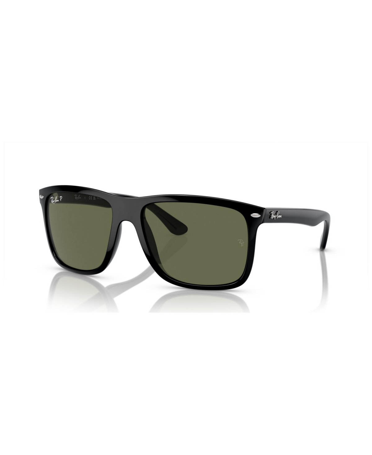 Ray Ban Unisex Boyfriend Two Polarized Sunglasses, Rb4547 In Black