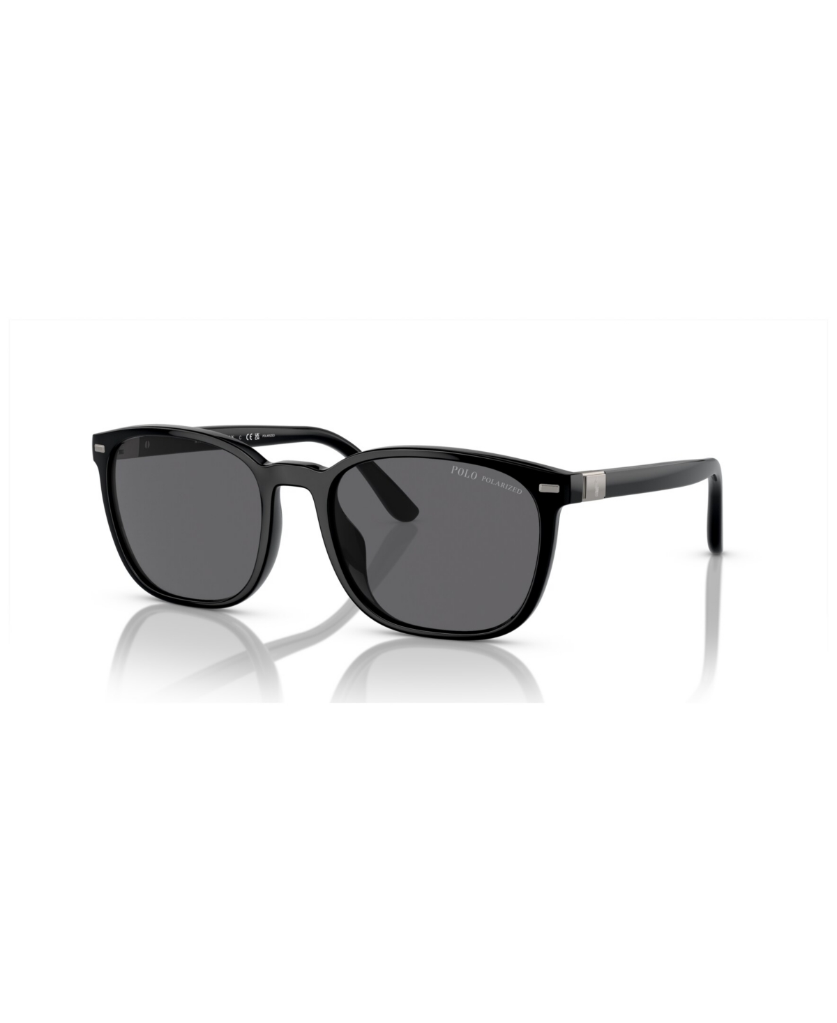 Ralph Lauren Polo  Men's Polarized Sunglasses, Ph4208u In Shiny Black