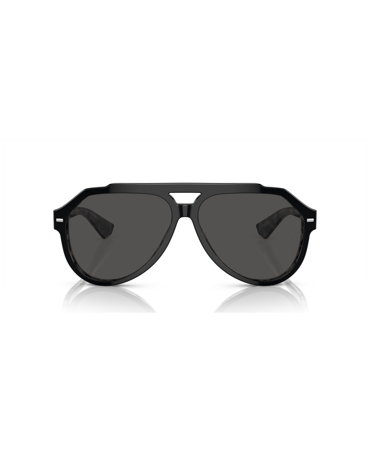Shop Dolce & Gabbana Men's Sunglasses Dg4452 In Black On Gray Havana