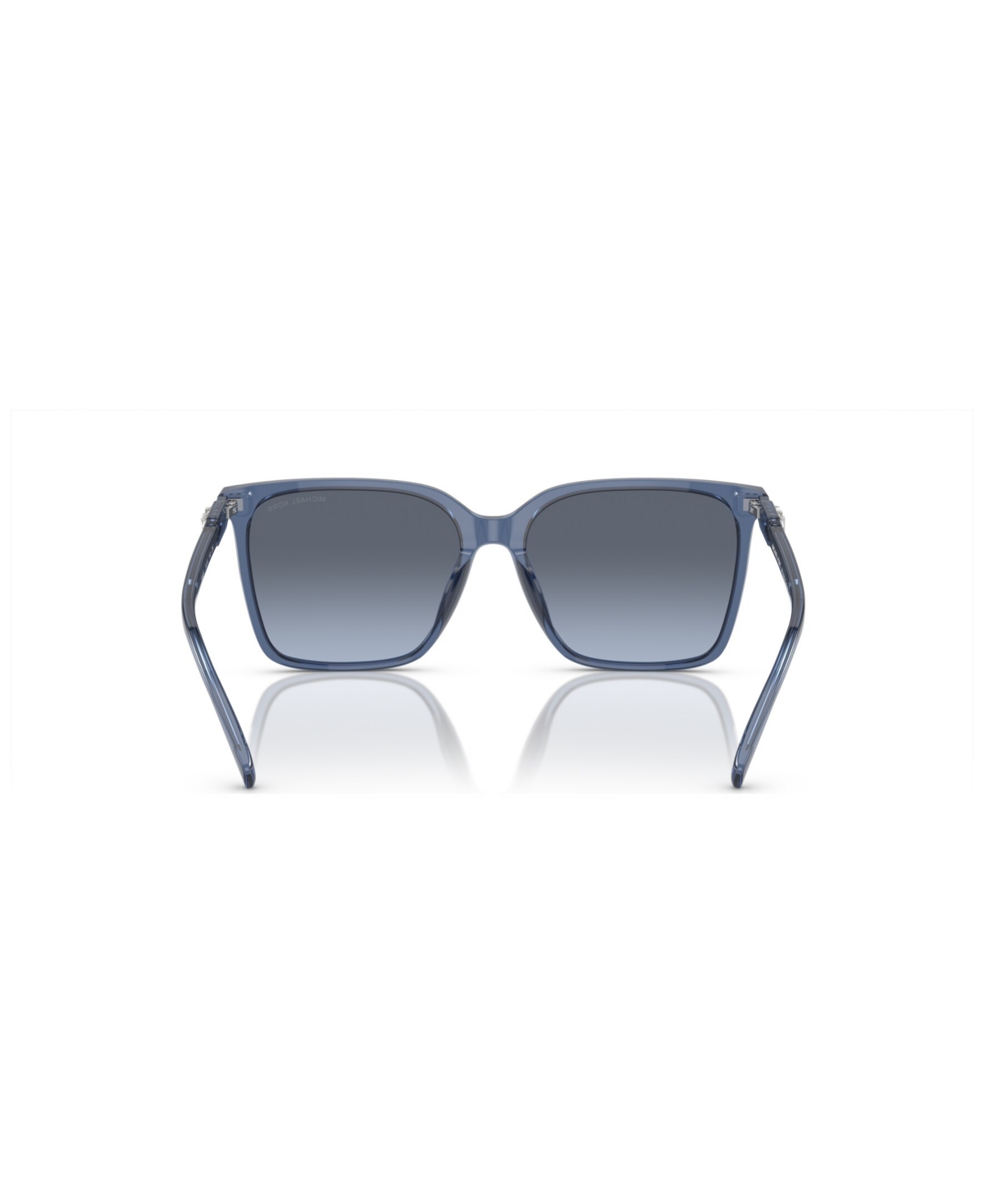Shop Michael Kors Women's Canberra Sunglasses, Gradient Mk2197 In Blue Transparent