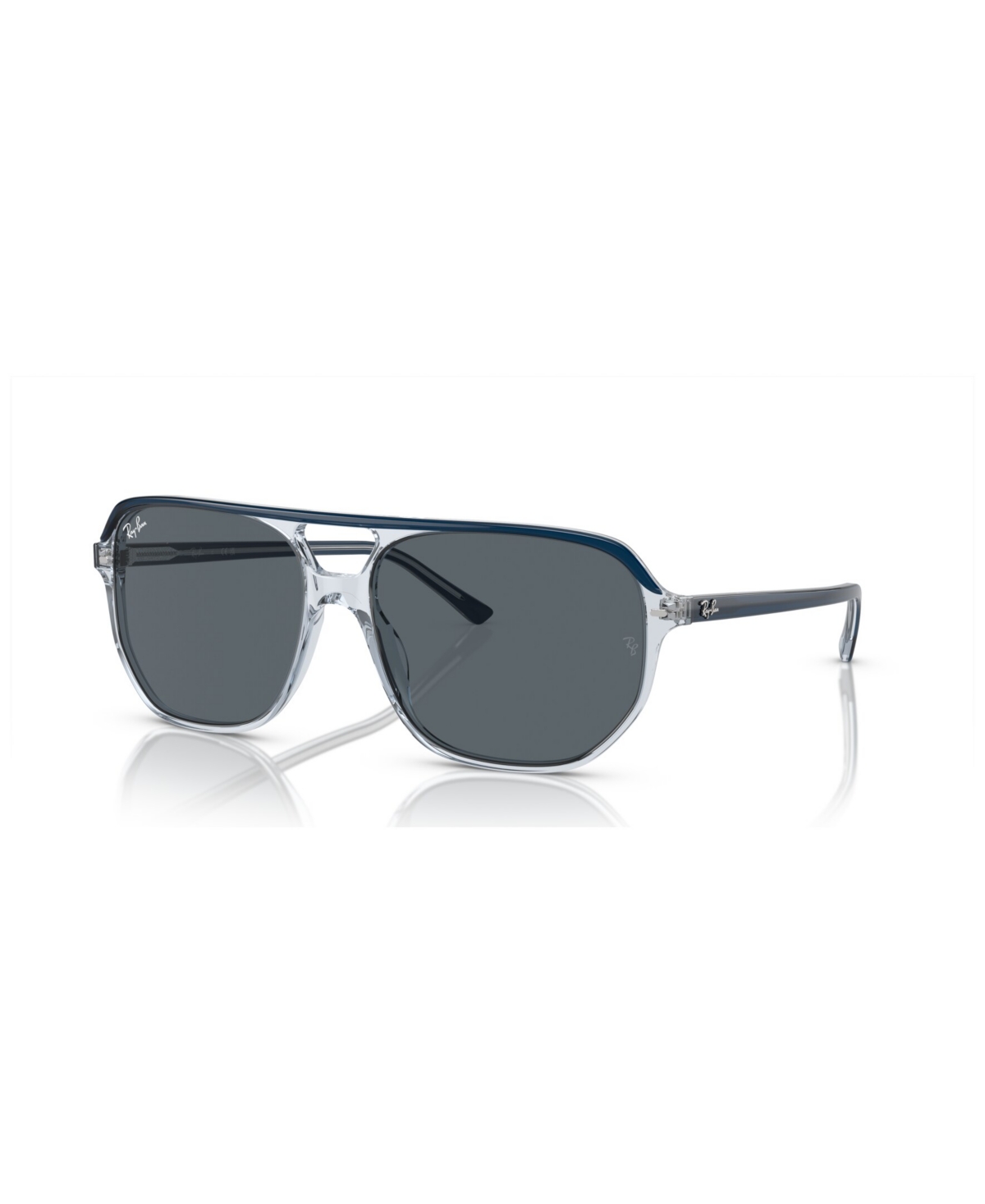 Ray Ban Unisex Bill One Sunglasses Rb2205 In Blue On Transparent Blue