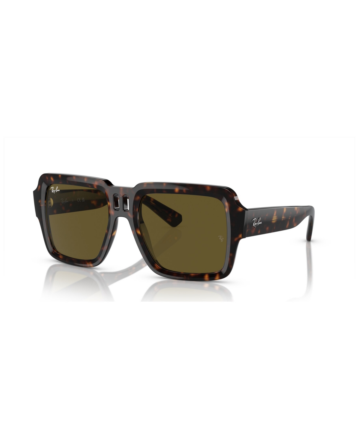 Ray Ban Magellan Bio-based Sunglasses Havana Frame Brown Lenses 54-19