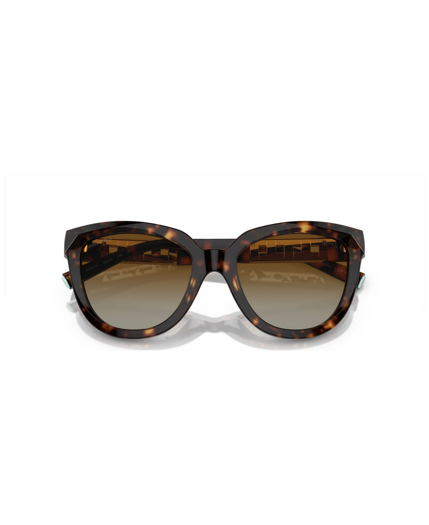 Женские солнцезащитные очки Tiffany & Co. Polarized Sunglasses, Gradient TF4215, цвет: Гавана — фото 5
