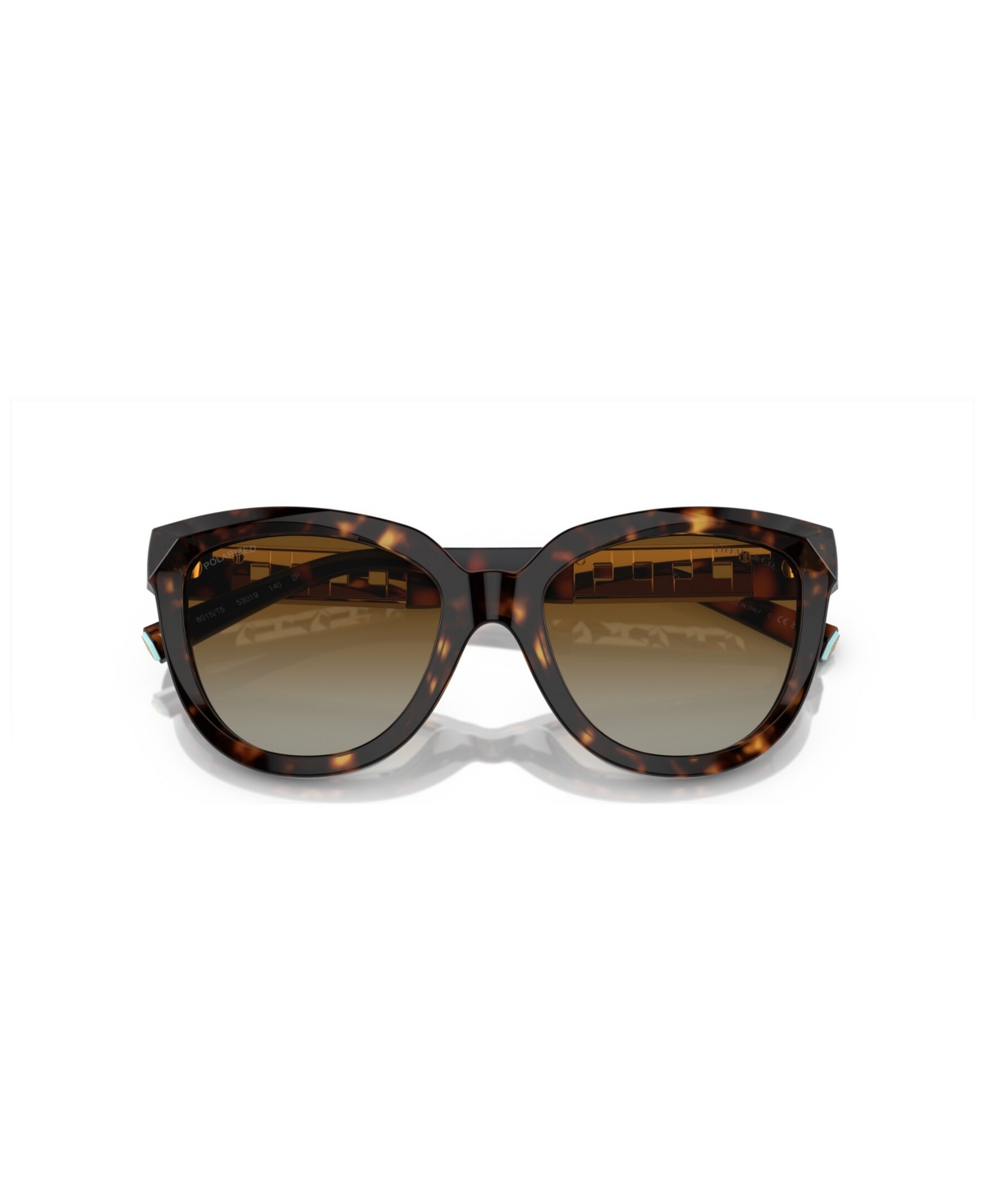 Tiffany & Co Women's Polarized Sunglasses, Gradient Tf4215 In Havana