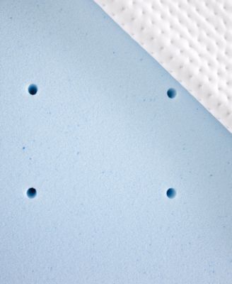 CLOSEOUT! 2" Cooling Gel Memory Foam Mattress Topper with Graphene Infused Cover, California King