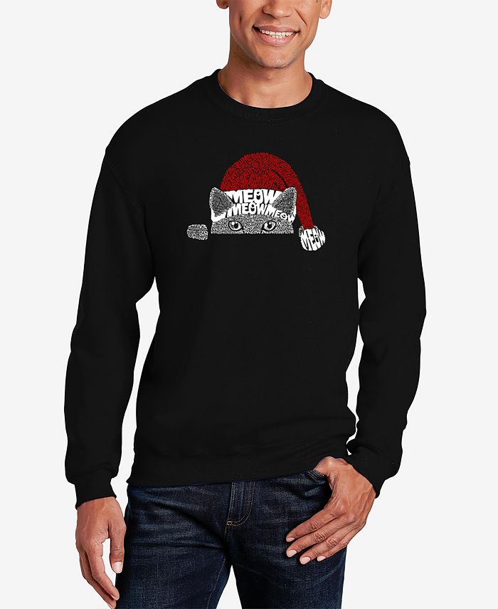 Peeking cat sweatshirt top