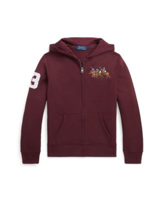Polo Ralph Lauren Big Boys Triple-Pony Fleece Full-Zip
