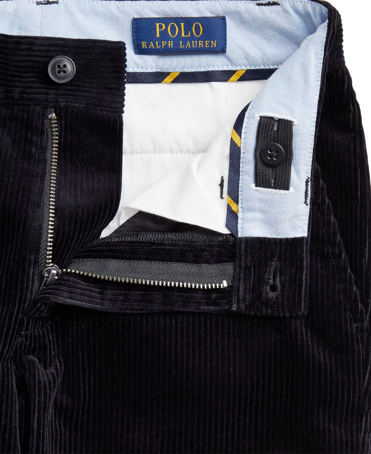 Брюки Polo Ralph Lauren Straight Fit Cotton Corduroy для мальчиков, цвет: Чёрный — фото 4