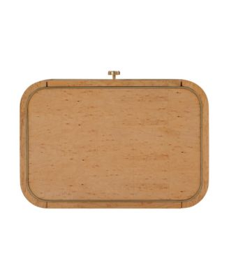 1 Piece  Acacia 1 Drawer Nightstand