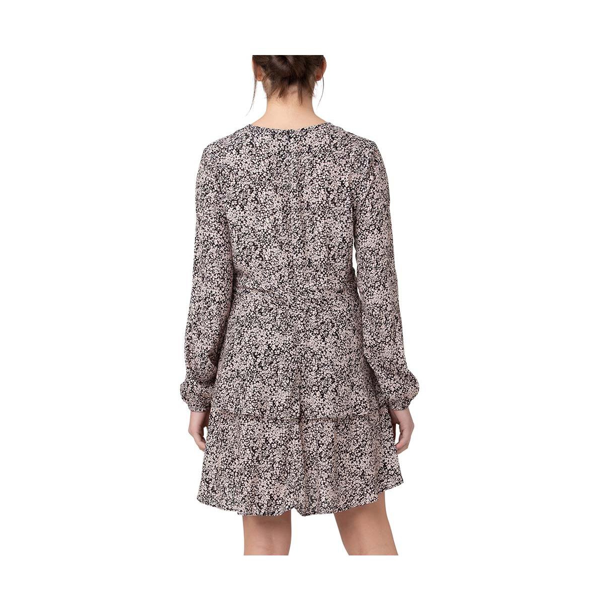 Ripe Maternity Maternity Ripe Florence Nursing Layered DressDusty Pink - Black / dusty pink