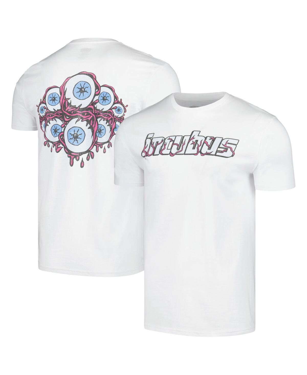 Men's White Incubus Eyeballs T-shirt - White