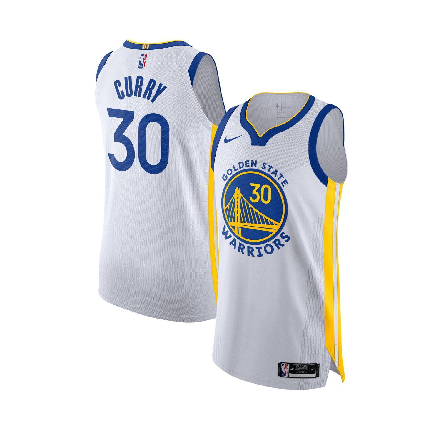 Men's Stephen Curry White Golden State Warriors 2020/21 Authentic Jersey - Association Edition