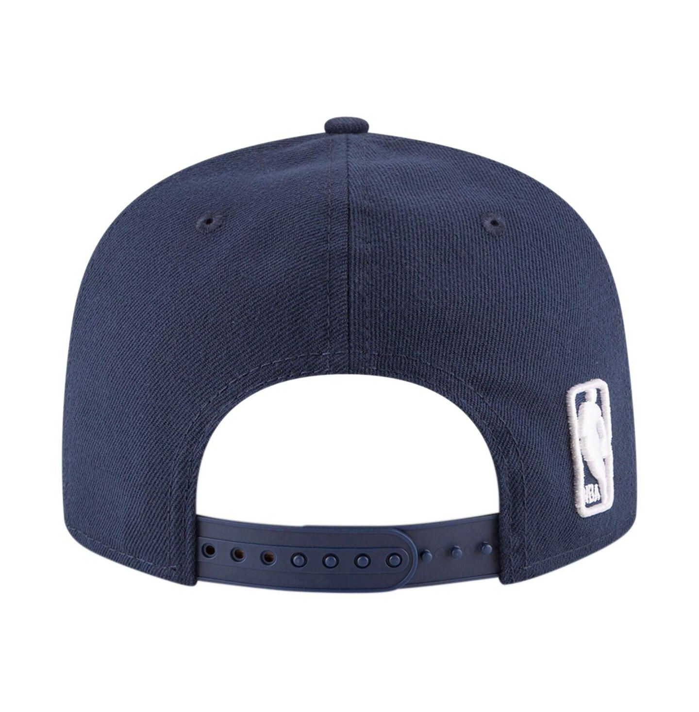 Мужская кепка New Era Navy Oklahoma City Thunder Official Team Color 9FIFTY Adjustable Snapback Hat — фото 5