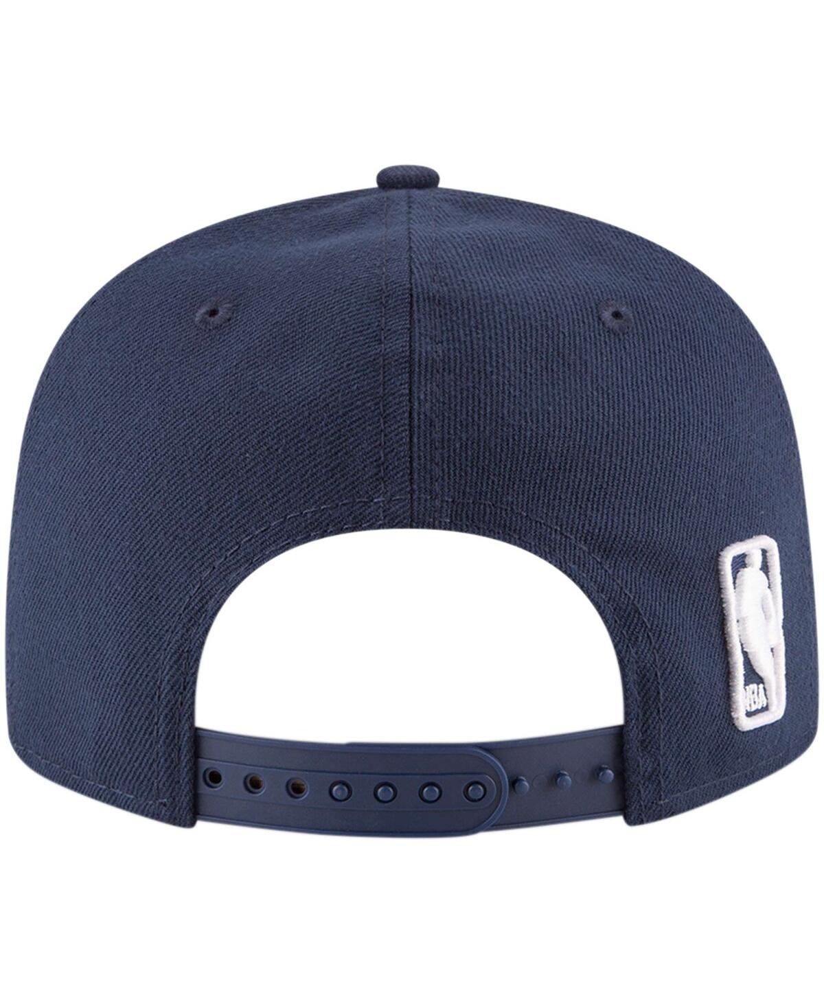 New Era Men's  Navy Oklahoma City Thunder Official Team Color 9fifty Adjustable Snapback Hat In Navy