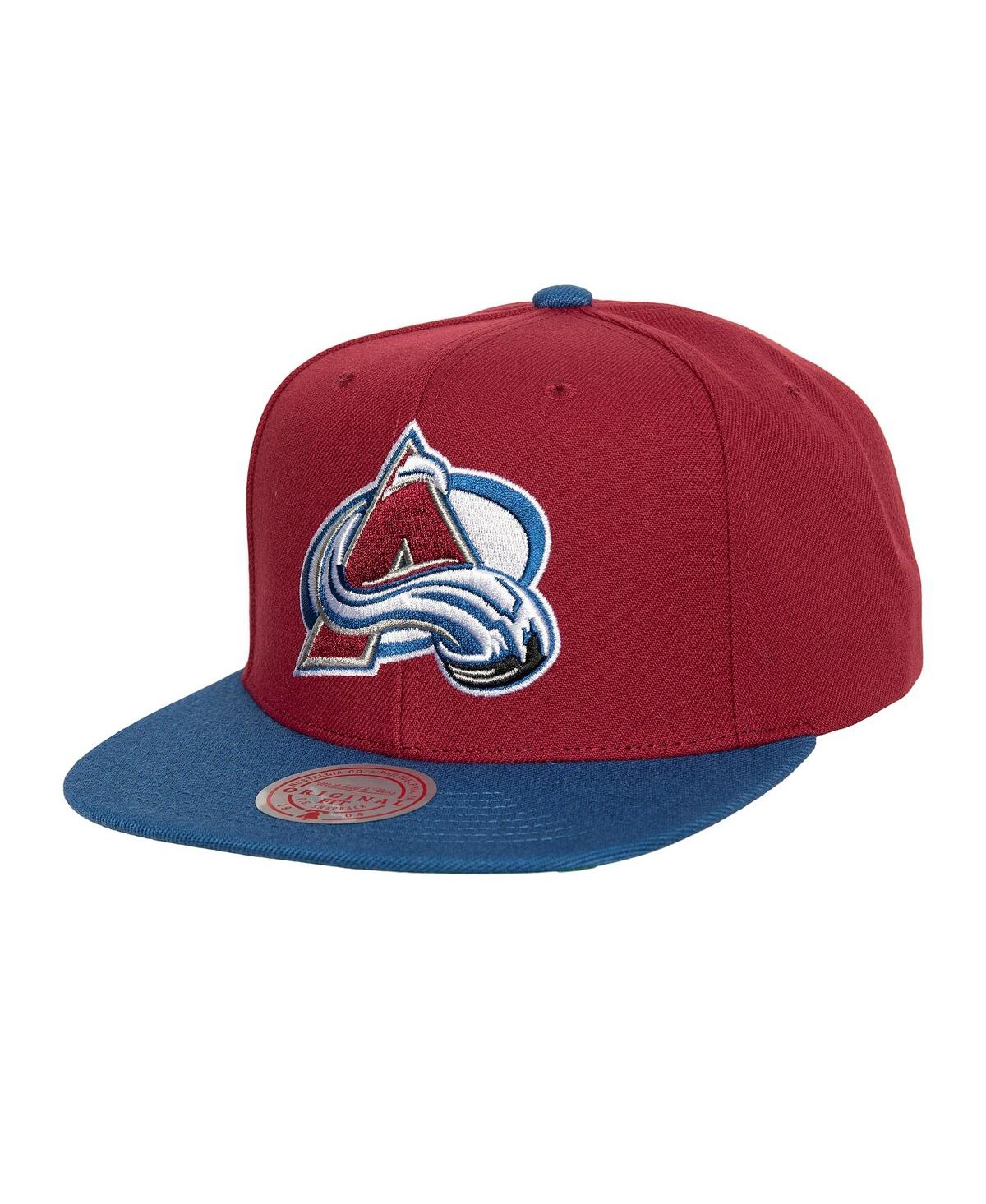 Mitchell & Ness Men's  Burgundy Colorado Avalanche Core Team Ground 2.0 Snapback Hat In Burgundy