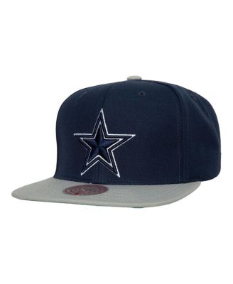 Men's Navy, Silver Dallas Cowboys Team 2-Tone Snapback Hat