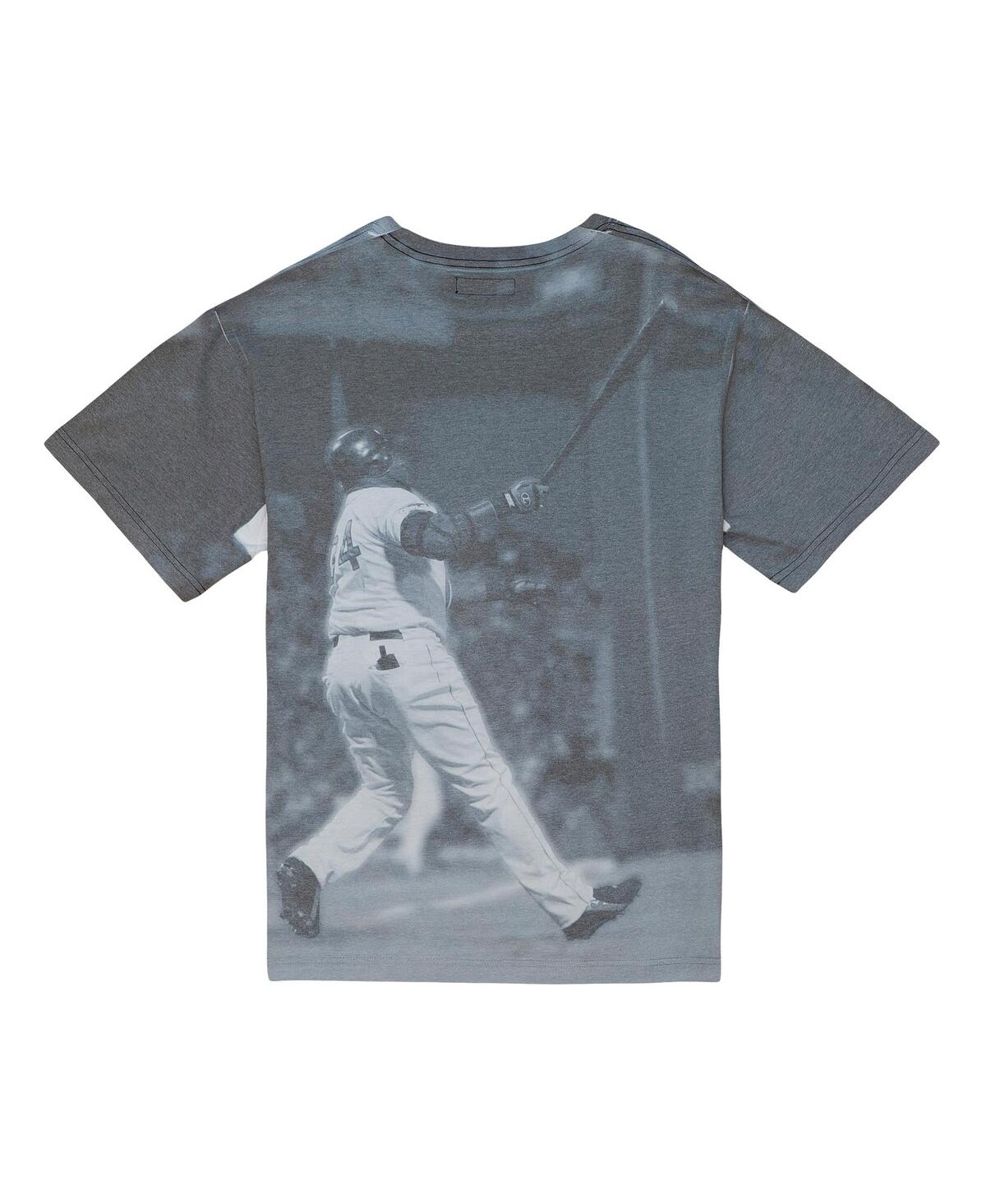 Shop Mitchell & Ness Men's  David Ortiz Boston Red Sox Cooperstown Collection Highlight Sublimated Player  In White