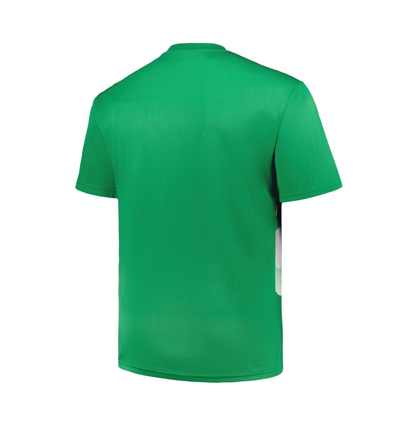 Мужская футболка Fanatics Kelly Green Boston Celtics Big and Tall Sublimated — фото 4