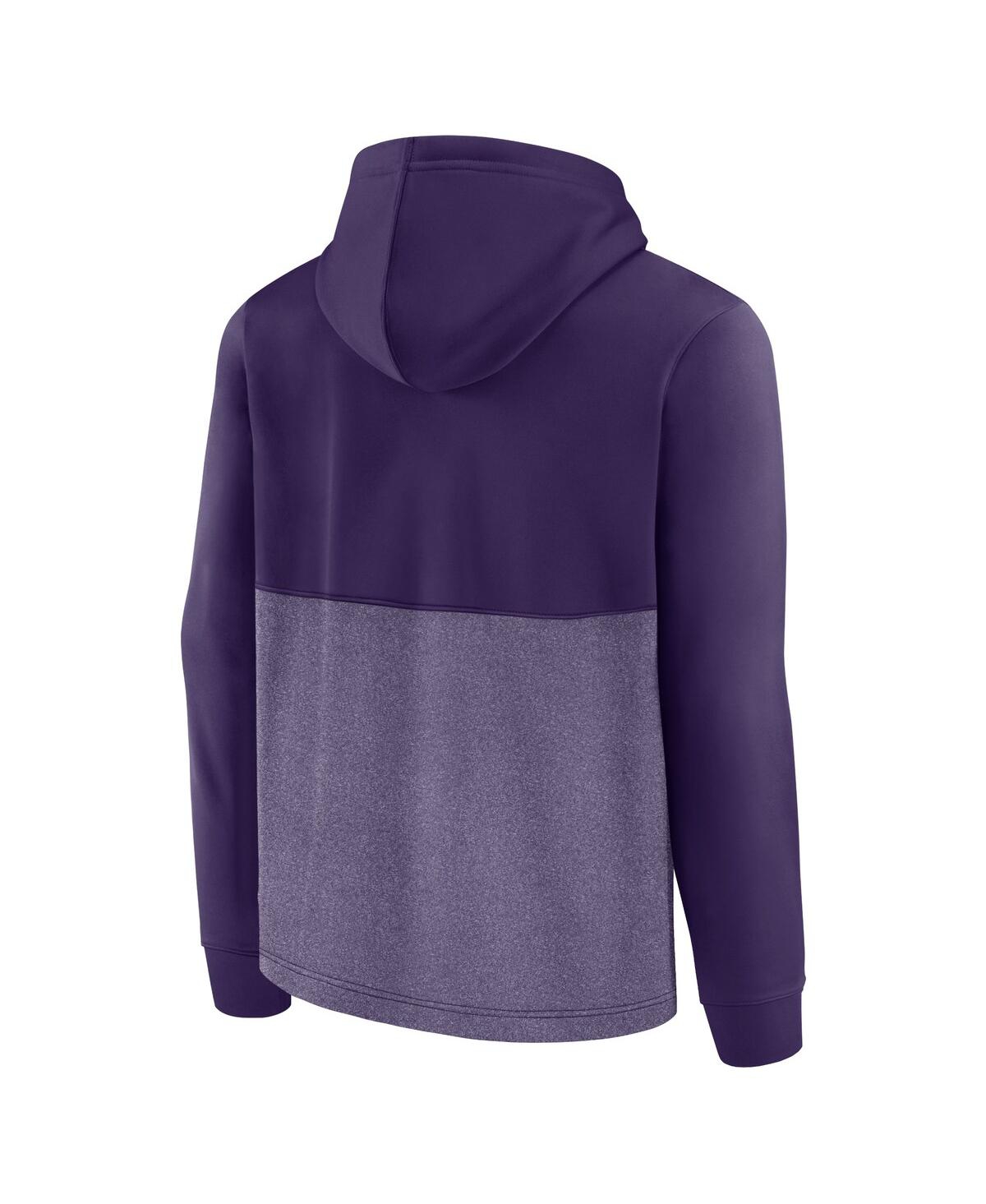 Fanatics Men's  Purple Phoenix Suns Successful Tri-blend Pullover Hoodie In Purple