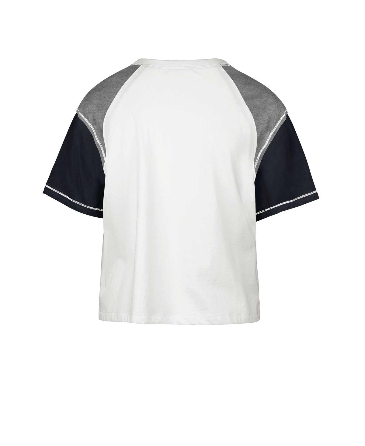 47 BRAND WOMEN'S '47 BRAND WHITE PENN STATE NITTANY LIONS SERENITY GIA CROPPED T-SHIRT 