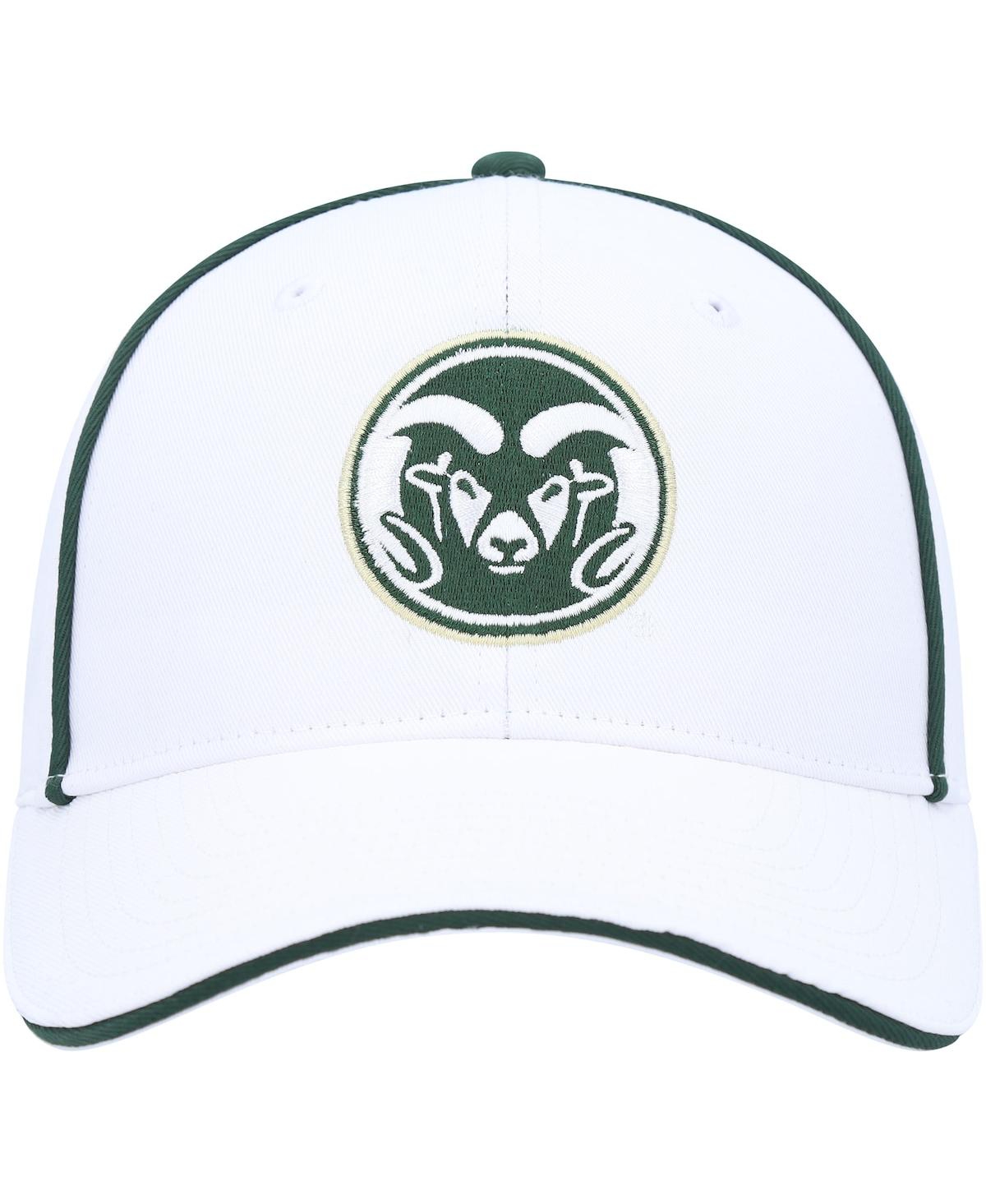 Shop Colosseum Men's  White Colorado State Rams Take Your Time Snapback Hat