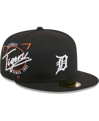 Men's New Era Black Detroit Tigers Neon 59FIFTY Fitted Hat