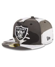 Las Vegas Raiders 2-Tone Color Pack 59FIFTY Fitted Hat - Light Blue/ Charcoal BLFSTC / 7 1/4