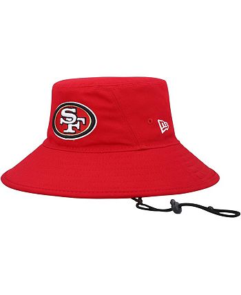 New Era Men's Scarlet San Francisco 49ers Main Bucket Hat - Macy's