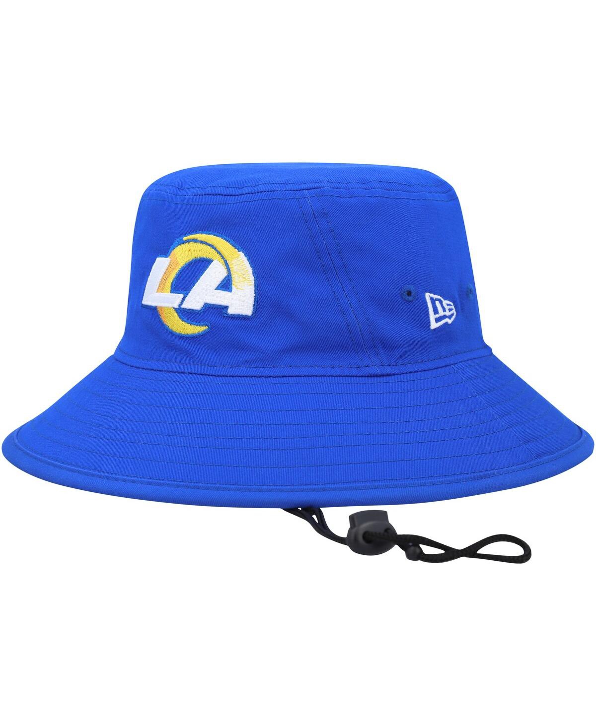 NEW ERA MEN'S NEW ERA ROYAL LOS ANGELES RAMS MAIN BUCKET HAT 