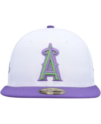 Men's White Los Angeles Angels 2002 World Series Side Patch 59FIFTY Fitted Hat