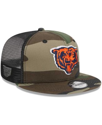 Big Boys and Girls Camo Chicago Bears Alternate Logo Main Trucker 9FIFTY Snapback Hat