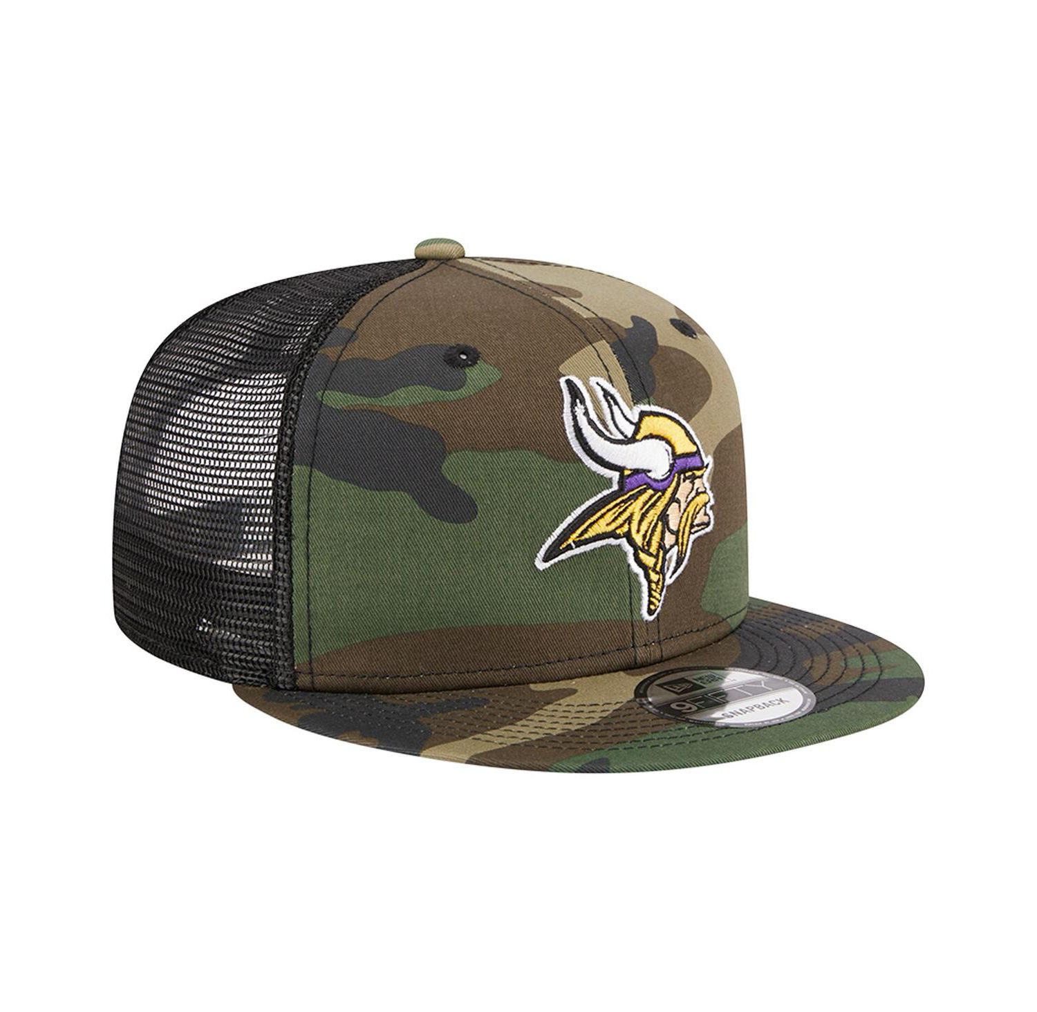 Men's Camo Minnesota Vikings Main Trucker 9FIFTY Snapback Hat
