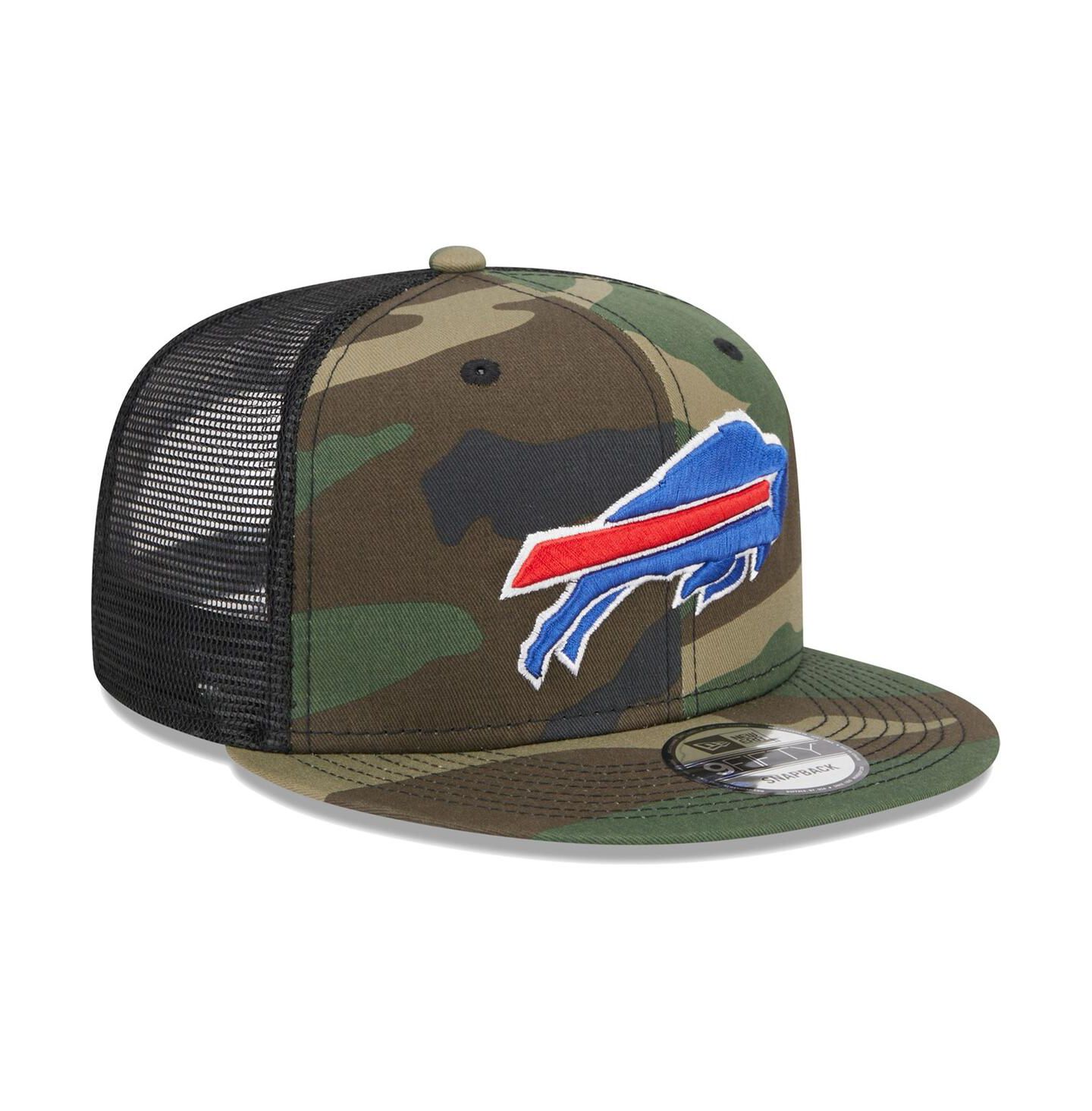 Мужская кепка New Era Camo Buffalo Bills Main Trucker 9FIFTY Snapback Hat — фото 4