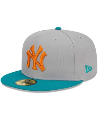 Men's Gray, Teal New York Yankees 59FIFTY Fitted Hat