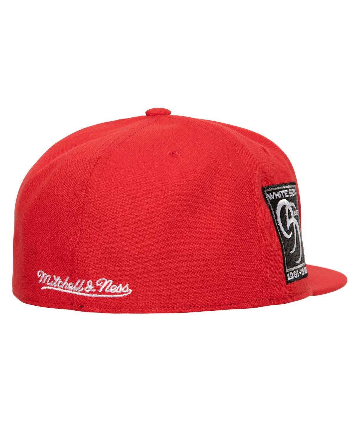 Mitchell & Ness Men's  Red, Chicago White Sox Bases Loaded Fitted Hat In Red