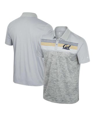 Men's Gray Cal Bears Cybernetic Polo Shirt
